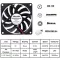 2pcs Younuon 80mm 5v Usb 80x80x10mm 8cm 5v 12v 24v 8010 2pin 3pin Brushless Dc Cooling Cooler Pc Cpu Computer Case Fan Cooler