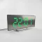 Curved electronic clock Large screen glass LED watches, quiet alarm clocks, Th33959