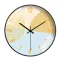 10 นิ้ว 25 ซม. นาฬิกาแขวนผนังห้องนั่งเล่นที่ทันสมัยสีที่เรียบง่ายในครัวเรือนนาฬิกาควอทซ์สร้างสรรค์ปิดเสียงนาฬิกา TH34018