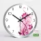 Stainless steel metal clock Living room fashion Aluminum clock TH33999