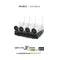 Pixels All New X Series Premium 4ch wireless camera, premium set, 180 °, all 4 can speak.