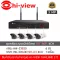 HI-VIEW ชุดกล้องวงจรปิดไร้สาย KIT WIFI 4ch 3MP รุ่น HW-3304KIT30-H3 IP Camera ความละเอียด 3 ล้านพิกเซล ทนแดด ทนน้ำ ทนฝน