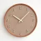 Chinese style, hanging, living room, hint, simple household, retro wooden clock, tes