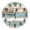 นาฬิกาแขวนย้อนยุค 10 นิ้วแฟชั่นนอร์ดิกนาฬิกาไม้เก่าขนาดใหญ่รอบนาฬิกาตกแต่งที่เรียบง่าย TH34190