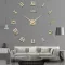 DIY 3D นาฬิกาแขวนขนาดใหญ่นาฬิกาห้องนั่งเล่นนาฬิกาแขวนที่ทันสมัยเรียบง่าย TH34216