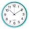 12 inch plastic round wall clock, quartz clock movement