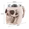 Hot Retro Horn Skull Beer Mug Stainless Steel Steel Knight Halloween Coffee Cup Viking Tea Mug Pub Bar Decoration