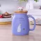 Homies Ceramic Mugs Creative Color Heat-Resistant Cat Cartoon with LID 450ml Cup Kitten Coffee Children Cup Office