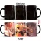 1pcs New 350ml Creative One Piece Magic Mug Coffee Mug Color Changing Mug Tea Cup Anime Cartoon Novelty Birthday Party