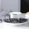 Creative Specular Reflection Coffee Mug With Tray Animal Series Mirror Reflection Coffee Cup Saucer Set