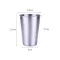 500-600ml Stainless Steel Thermo Tea Cup Coffee Beer Mug Hot Water Bottle Drinking Straw Cup Wine Tumbler Household Drinkware