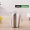 Kitchen Coffee Cup Stainless Steel Wine Cups Drinking Coffee Tumbler Double Wall Mugs Canecas For Bar Home