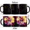 1pcs New 350ml Anime Heat Temprature Sensitive Coffee Mug Color Cartoon Anime Mug Creative Tea Milk Ceramic Cup
