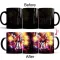 1pcs New 350ml Anime Heat Temperature Sensitive Coffee Mug Color Cartoon Anime Mug Creative Tea Milk Ceramic Cup