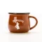 High Quality Cute Retro Creative Cartoon Enamel Cup Bely Milk Breakfast Coffee Tea Lovely Ceramic