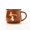 High Quality Cute Mug Retro Creative Cartoon Enamel Cup Bely Milk Breakfast Coffee Tea Lovely