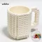 DIY CREATIVE MUG Travel Cup 350ML Mixing Cup Dinnerware Set for Child Kids Adult Cutlery Coffee Cup Mug Logo Cup