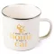 Stamping Gold Silver Retro 12oz Camping Enamel Military Coffee Mugs Old Mug Office Tea Mug