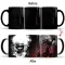 Drop Shipping 1pcs New 350ml Ghoul Magic Color Changing Mugs Ceramic Coffee Milk Tea Cups Best for Children Friends