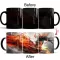 1pcs New 350ml Creative One Piece Magic Mug Mug Color Changing Mug Tea Cup Anime Cartoon Novelty For Birthday Party