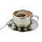 Stainless Steel Double-Deck Coffee Cup Sets Milk Coffee Mugs Spoon Tray High Quality
