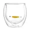 Glass Mugs Double Wall Glass Mug Bear Cat Animal Double-Layer Glass Mug Coffee Cup Milk Cup