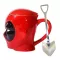 New Creative Coffee Mug Deadpool Mug 3D Coffee Drink Cup High Temperature Manufacture Quality Ceramics Nice Quality