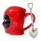 New Creative Coffee Mug Deadpool Mug 3d Coffee Drink Cup High Temperature Manufacture Quality Ceramics Nice Quality