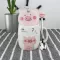 Newyearnew Creative Cute Pig Mug Coffee Milk Pink Girl's Heart Cartoon Ceramic Cup With Lid Spoon S