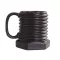 Creative Screw Shape Ceramic Cup Coffee Mug Cup Home Breakfast Cup Office Personality Matte Screwdriver Cup Drinking Cup