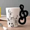 1pcs Creative Music Instrument Art Style Mugs Cup Novelty Ceramic Modeling Home Office Coffee Milk Drinkware