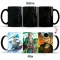 Dropshipping 1pcs New 350ml One Piece Coffee Mugs Creative Color Changing Luffy Zoro Anime Ceramic Milk Tea Novelty S