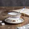 High Quality Porcelain Coffee Cups Luxurious Ceramic Cups On-Glazed Advanced Tea Cups And Saucers Sets S