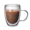 Glass Coffee Cup Double Wall Glass Cups 1pc Cocktail Vodka Wine Mug Water Bottle Resistant Drinkware Coffee Mug