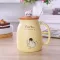 Homies Ceramic Mugs Creative Color Heat-Resistant Cat Mug Cartoon with LID 450ml Cup Kitten Coffee Children Cup Office