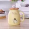 Homies Ceramic Mugs Creative Color Heat-Resistant Cat Mug Cartoon With Lid 450ml Cup Kitten Coffee Children Cup Office