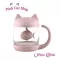 Cute Cat 250ml Glass Tea Mug With Fish Infuser Strainer Filter Tea Cups Home Offices Drinkware Teaware Kitchen Accessories