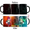 1pcs New 350ml Anime Temperature Sensitive Coffee Mug Color Changing Cartoon Anime Mug Creative Tea Milk Ceramic Cup