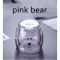Homies Glass Mug 3D LOVELY BEAR Innovative Beer Glasses Heat-Resistant Double Wall Coffee Cup Milk Juice Mug