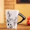 400ml Music Music Mug Creative VIOLIN STYLE GUITAR CRAMIC MILFEE MILK STAVE CUPS HANDLE COFFEE MUGS Novelty s