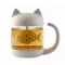 Cute Cat 250ml Glass Cup Tea Mug With Fish Infuser Strainer Filter Tea Cups Home Offices Teaware Kitchen Accessories