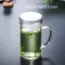 Creative Crescent Tea Mugs Chinese Filter Transparent Glass Mug With Lazy Tea Cups Tea House Tea Set Tea House Tea Set