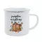 Stainless Steel Camping Coffee Fall Decor Pumpkin Birthday Outdoors Pumpkin Everything Autumn Metal Enamel Campf