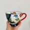 Household Creative Cup Coffee Cup Milk Mug With Handle Breakfast Cereal Cup Tea Cup Water Cup Big Tripe Mug