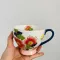 Household Creative Ce rate Cup Cup Cup Cup Milk Milk With Handle Breakfast Cup Water Cup Big Trip Meug