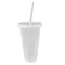 1/5pcs Beautiful Cups Reusable Cups Plastic Tumbler With Lid Straw Cup 700ml 24oz Cold Cup Dropship