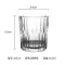 Duralex/rice Restoring Ancient Ways France Vertical Stripes Iced Coffee Glass The Glass Of Whisky