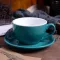Eways 220ml High Quality Ceramic Mugs Coffee Cup Set European Style Cappuccino Cup Flower Milk Cups