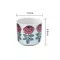 Nordic Flower Ceramic Porcelain Tea Coffee Mug Milk Breakfast Cups Birthday