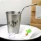 Industrial Style Metal Stainless Steel Beer Coffee Water Mouthwash toothbrush Barber Shop Cups Mugs